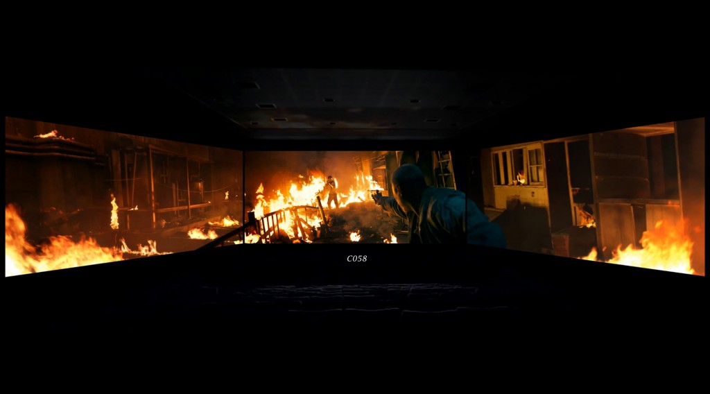위지윅스튜디오가 ScreenX화 작업을 담당한 영화 군함도